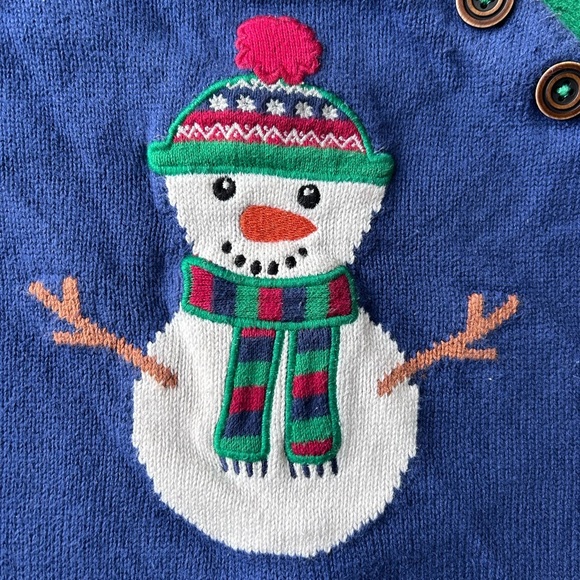 Gymboree sweater embroidered with snowman size 18-24 months - Picture 2 of 4